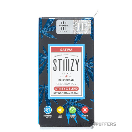 stiiizy x blend 1 gram pod blue dream