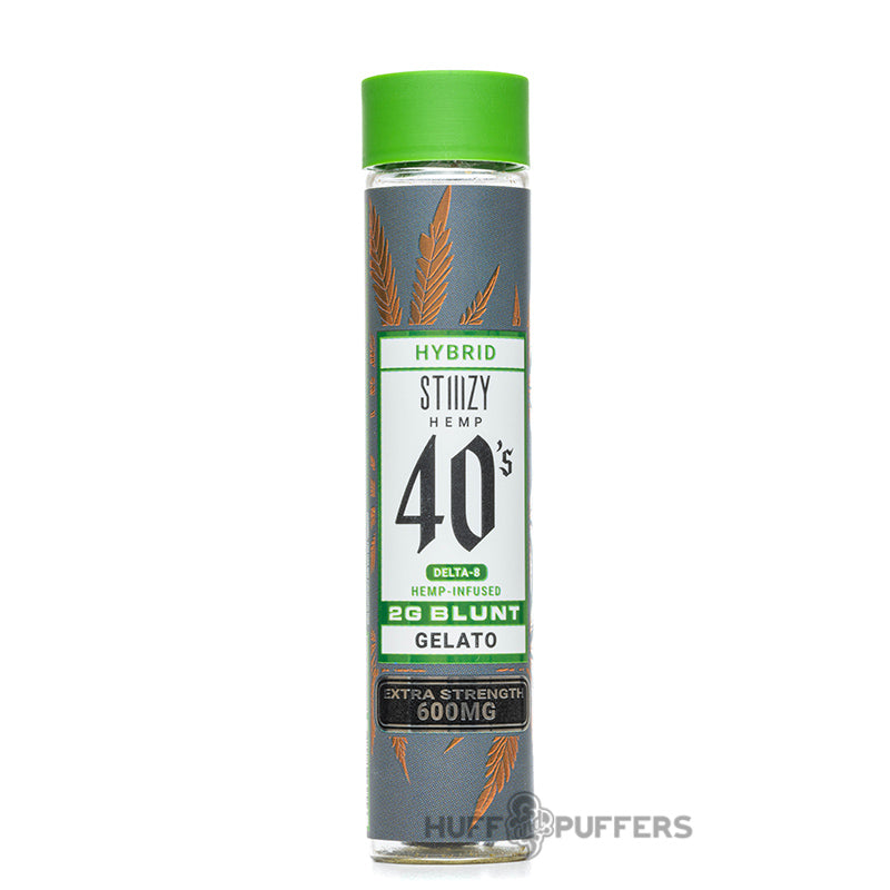 stiiizy 40's hemp-infused delta-8 2g blunt gelato