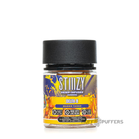 stiiizy hemp-infused delta-8 gummies mango tango