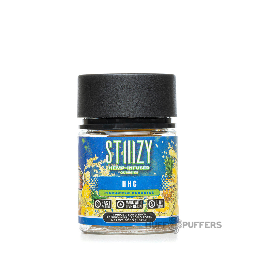 stiiizy hhc hemp-infused gummies pineapple paradise