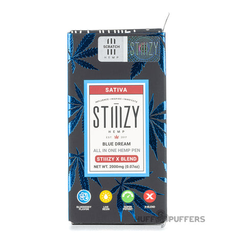 stiiizy x blend all in one hemp pen blue dream