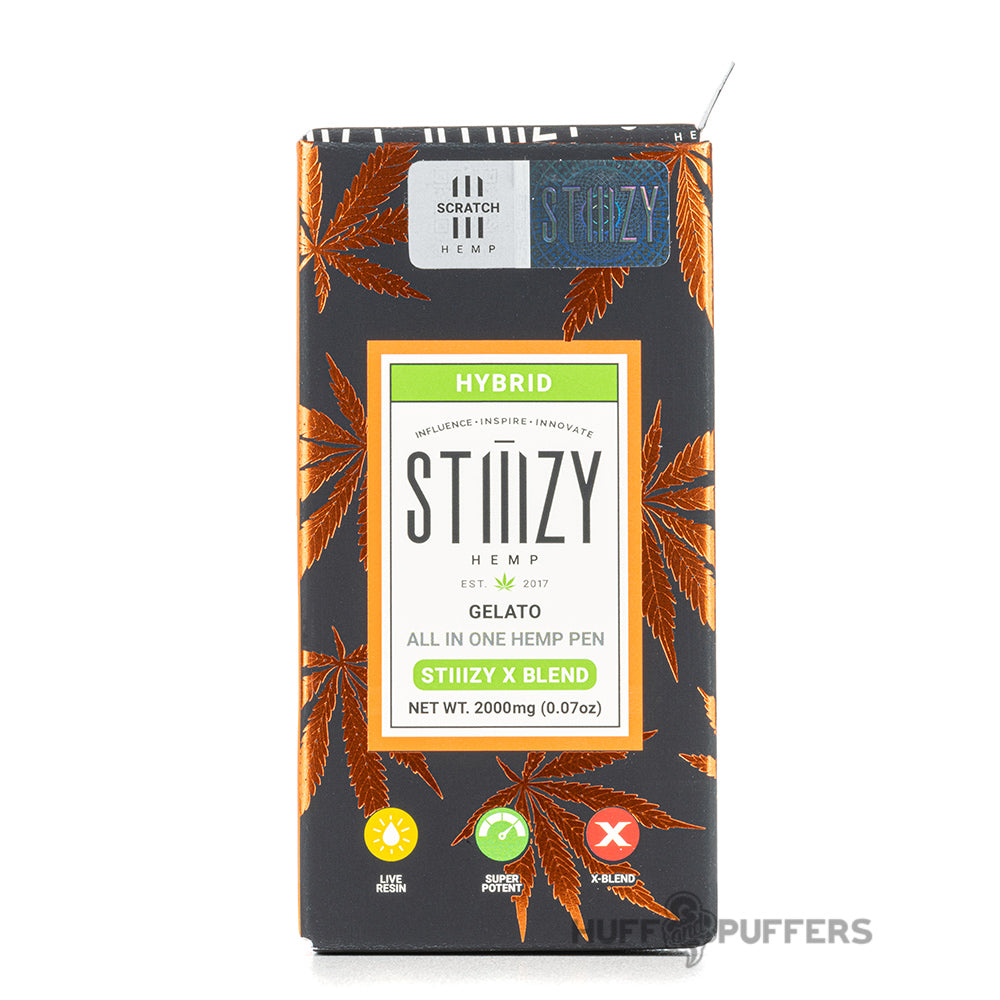 stiiizy x blend all in one hemp pen gelato
