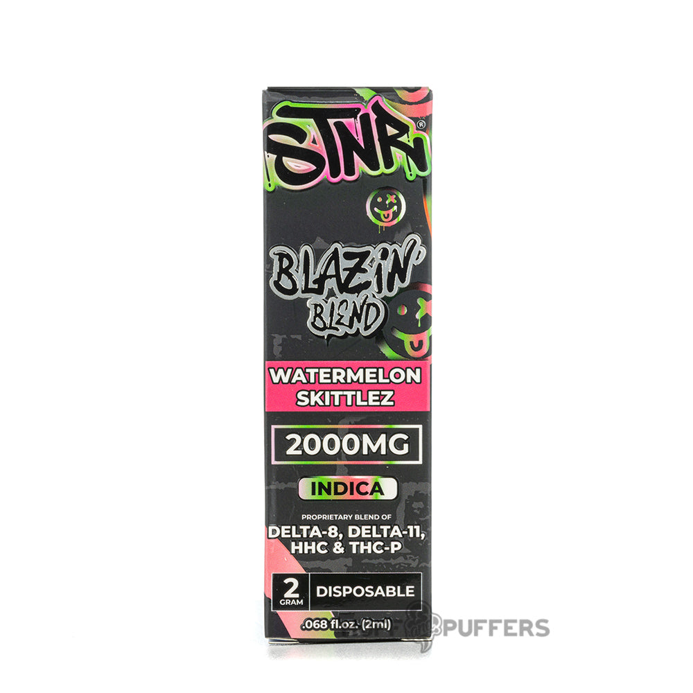 stnr creations blazin blend disposable 2g watermelon skittlez