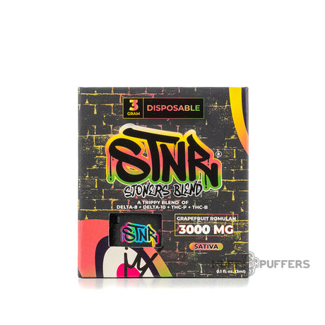 stnr stoners blend disposable vape 3g grapefruit fomulan