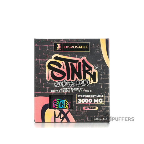 stnr stoners blend disposable vape 3g strawberry melt