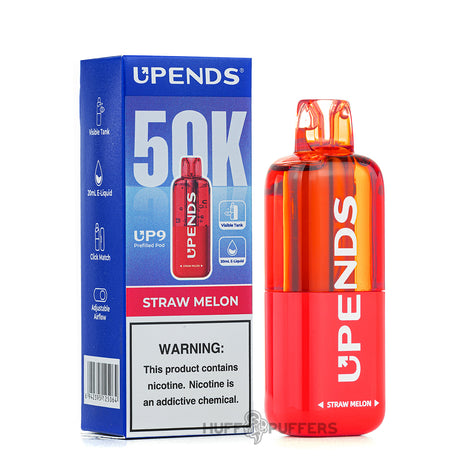 Straw Melon Upends UP9 Pod with box packaging