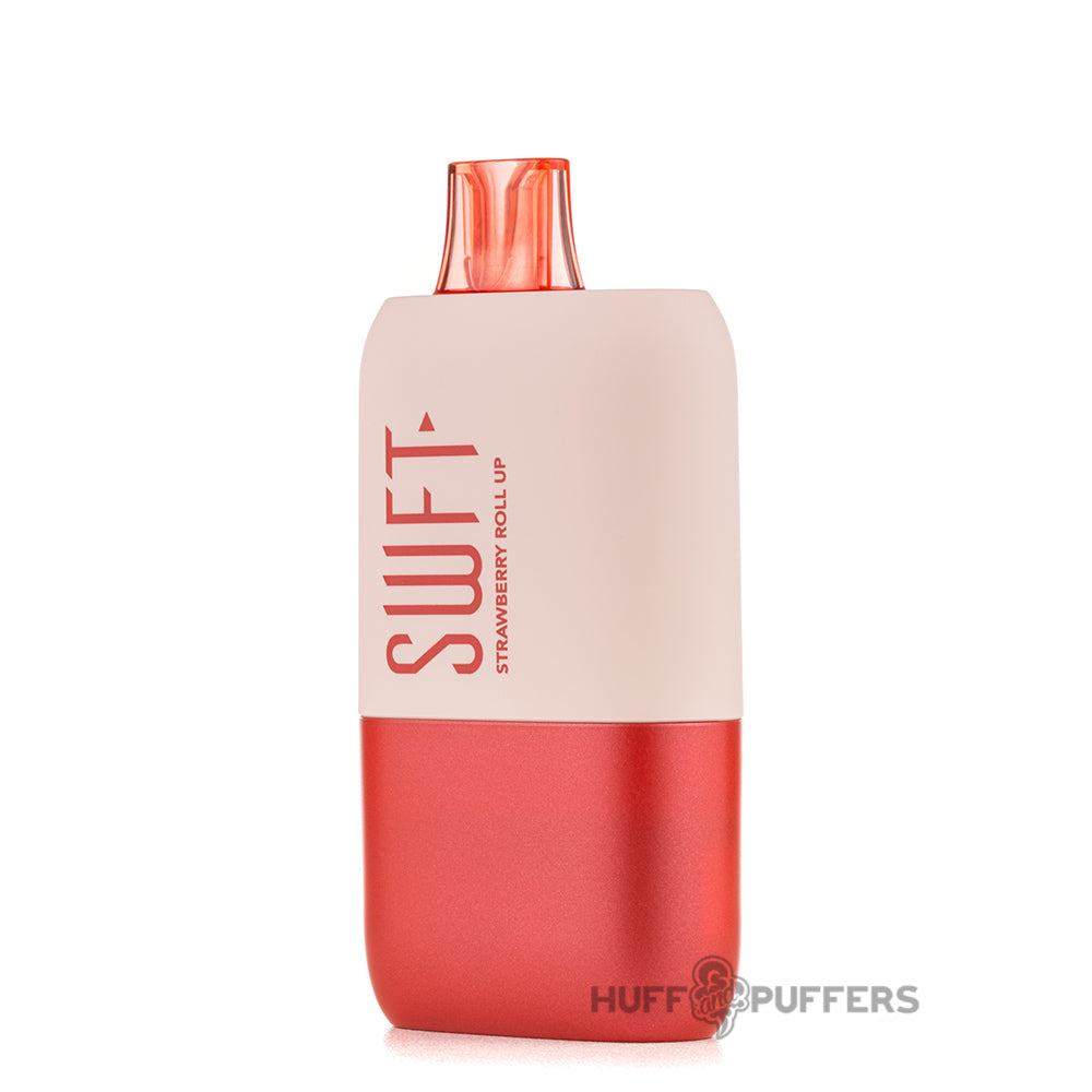 swft icon disposable vape strawberry roll up side view