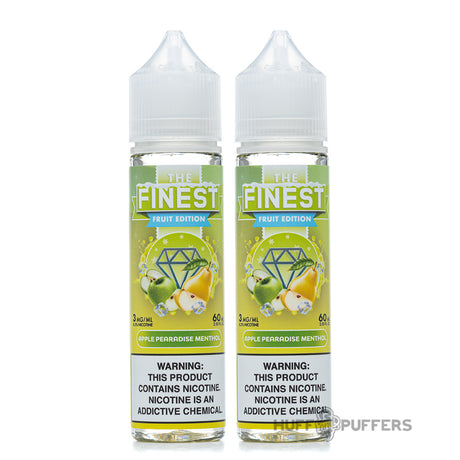 the finest fruit edition apple pearadise 2 60ml e-juice bottles