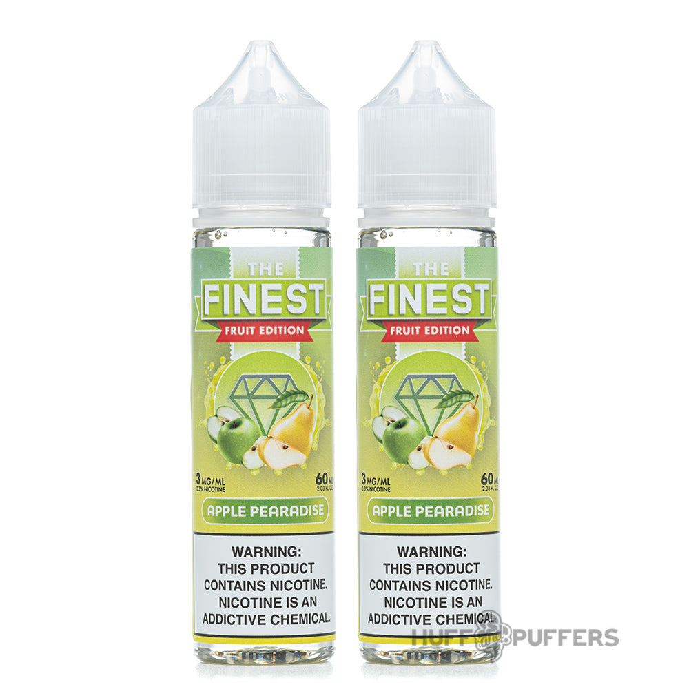 the finest fruit edition apple pearadise 2 60ml e-juice bottles