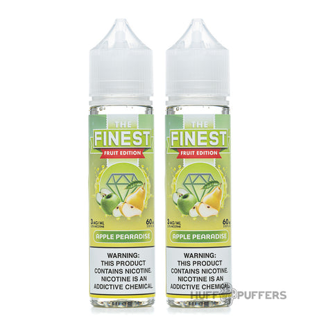 the finest fruit edition apple pearadise 2 60ml e-juice bottles