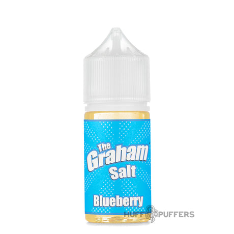 The Graham Slam Blueberry 30ml salt nicotine e-juice bottle