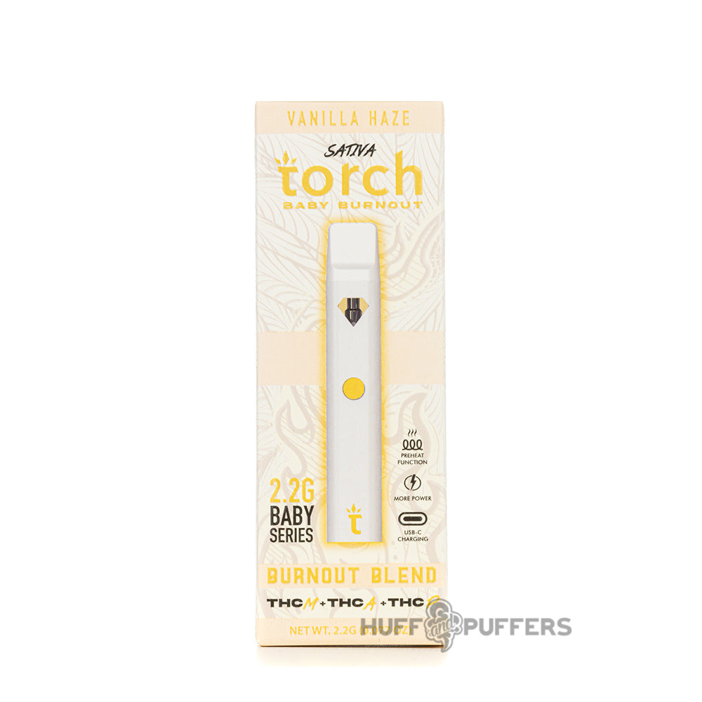torch baby burnout blend disposable vanilla haze