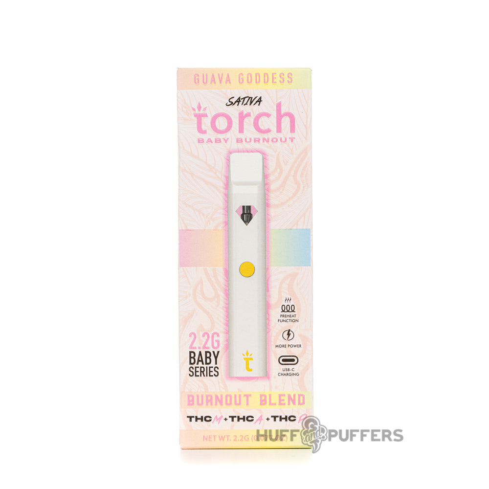 torch baby burnout blend disposable guava goddess