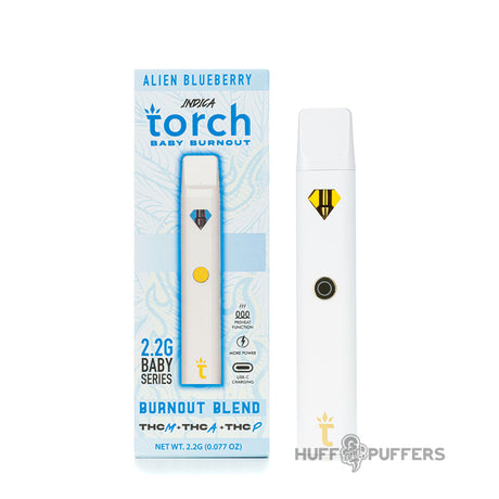 torch baby burnout 2.2g disposable alien blueberry with box