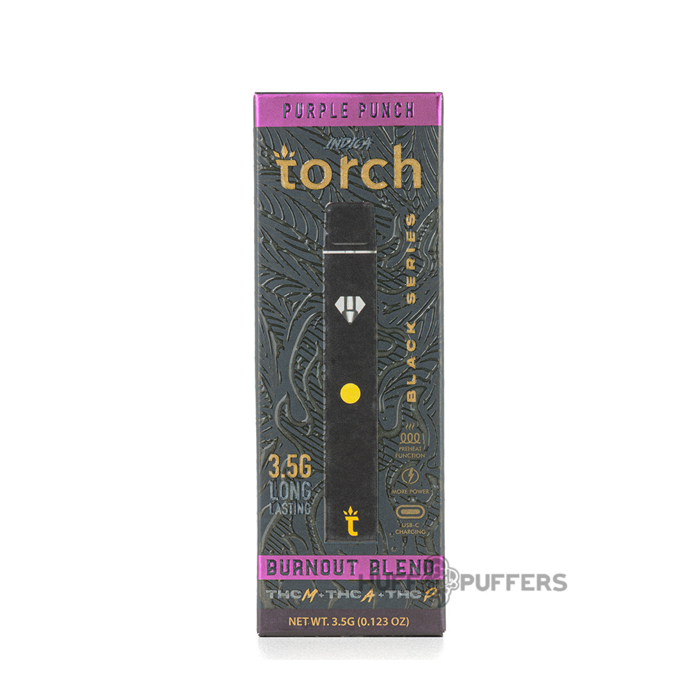 torch burnout blend black series disposable 3.5g purple punch