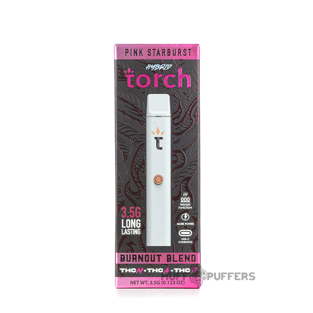torch burnout blend disposable 3.5g pink starburst