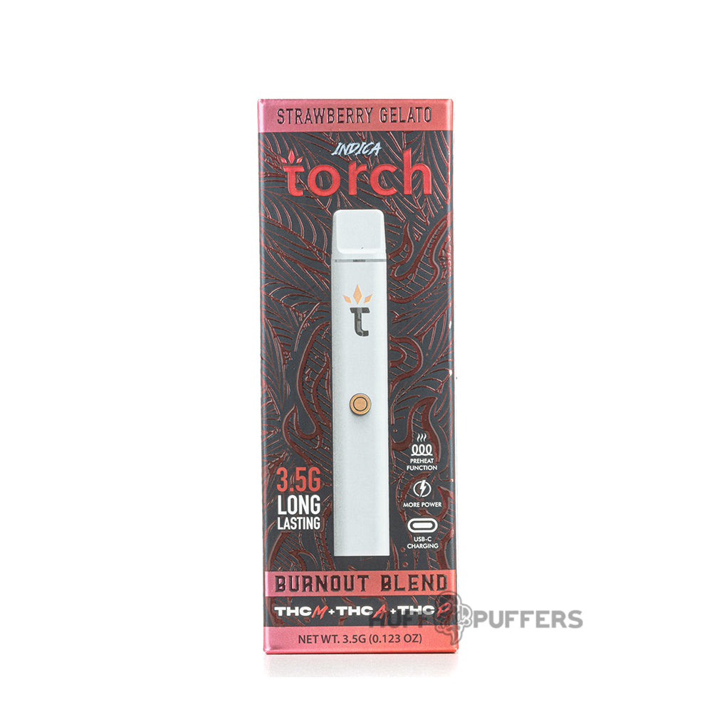 torch burnout blend disposable 3.5g strawberry gelato