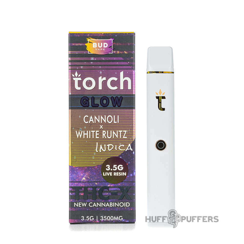 torch glow disposable 3.5g cannoli x white runtz with pen