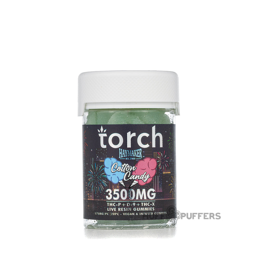 torch haymaker blend live resin gummies 3500mg cotton candy