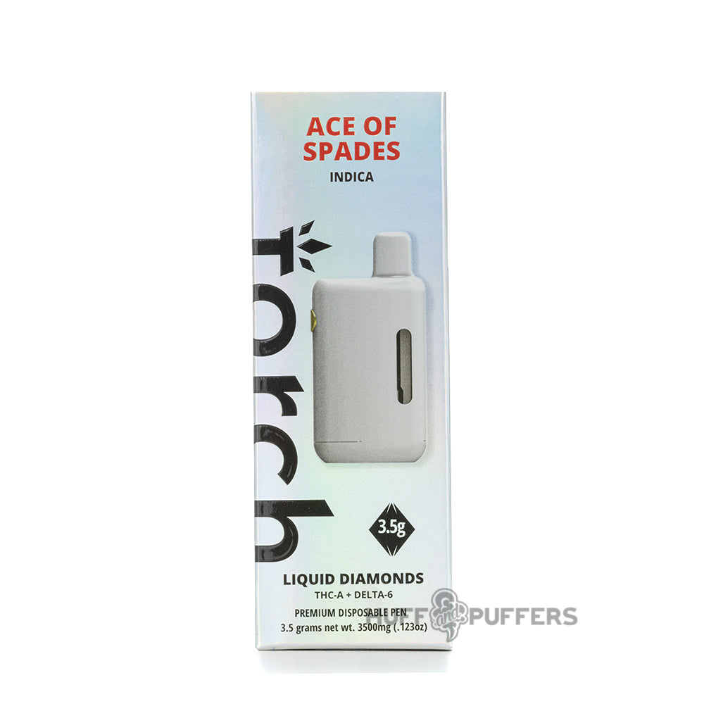 torch liquid diamonds disposable 3.5g ace of spades