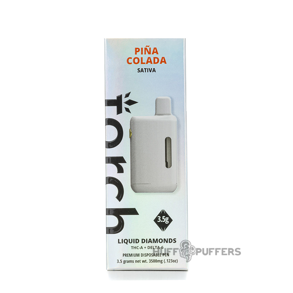 torch liquid diamonds disposable 3.5g pina colada