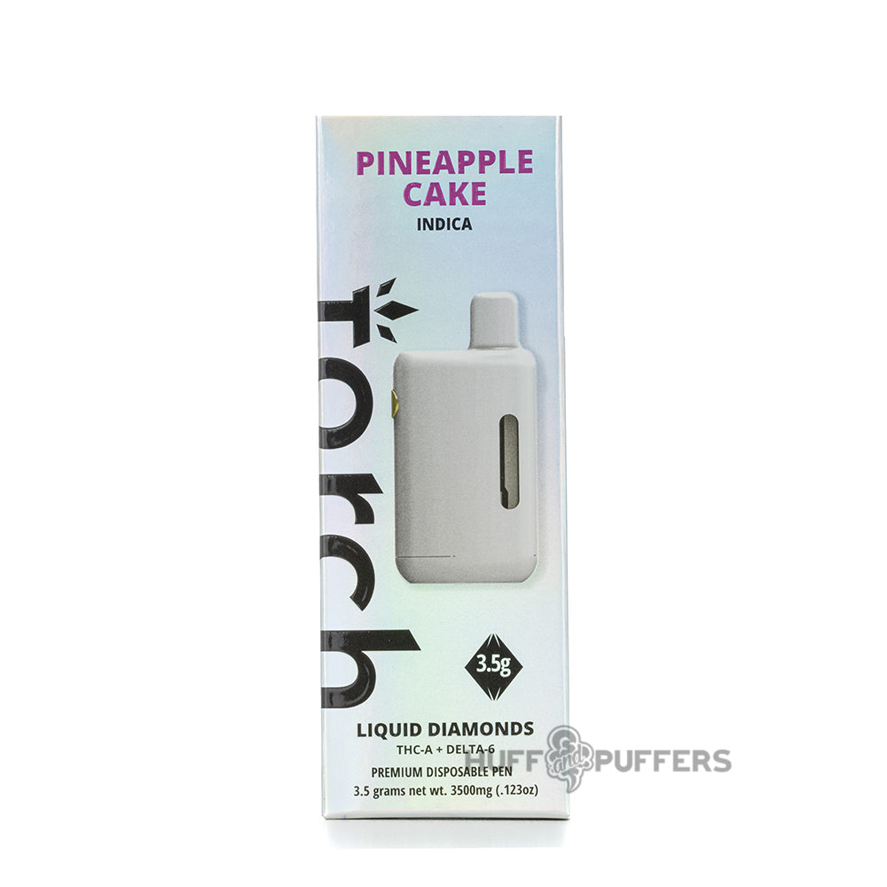 torch liquid diamonds disposable 3.5g pineapple cake