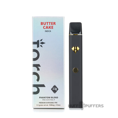 torch phantom blend disposable 3.5g butter cake indica with pen