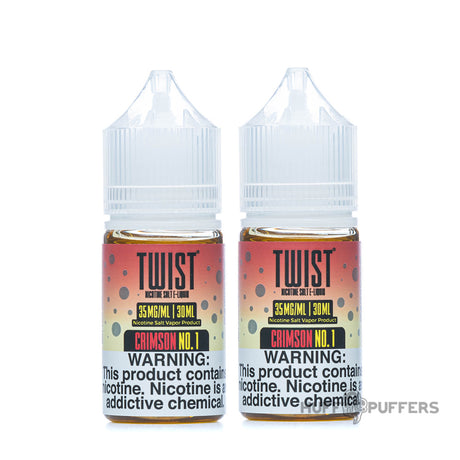 twist salt crimson no 1 e-juice 2 x 30ml bottles