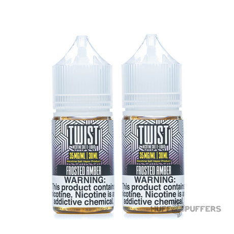 twist salt frosted amber e-juice 2 30ml bottles