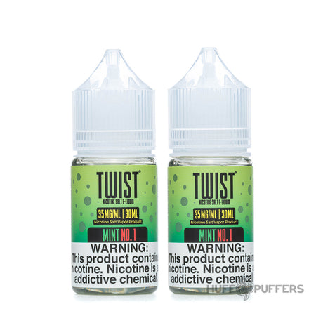 twist salt mint no 1 e-juice 2 x 30ml bottles