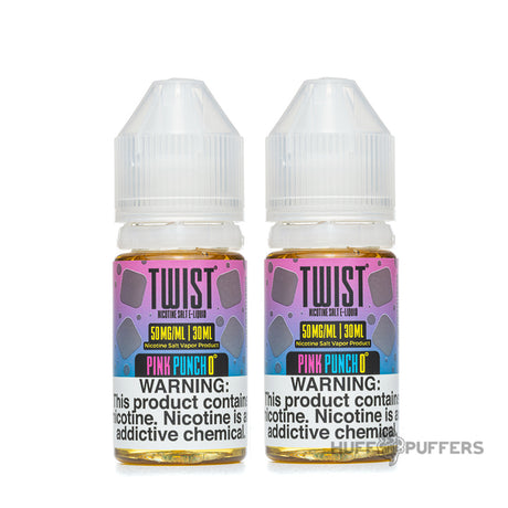 twist salt pink punch 0 (iced pink punc) e-juice 2 30ml bottles