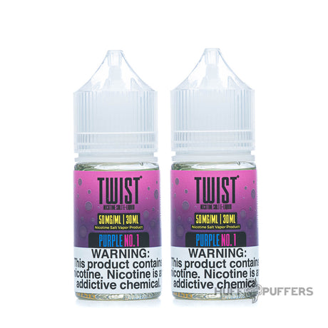 twist salt purple no 1 e-juice 2 X 30ml bottles