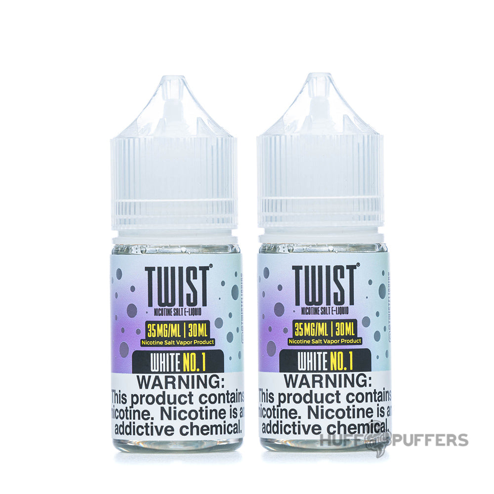 twist salt white no 1 e-juice 2 x 30ml bottles