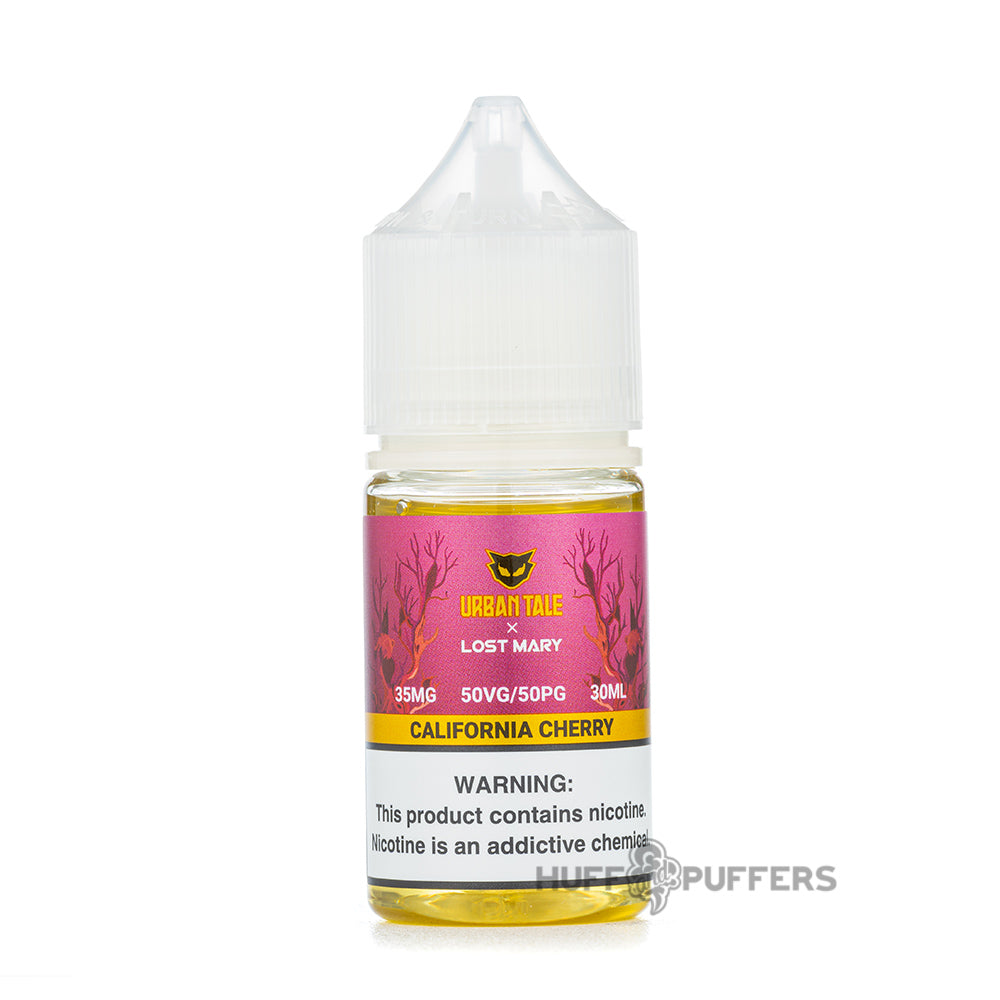 Urban Tale X Lost Mary - California Cherry Salt Nic E-Juice Urban Tale X Lost Mary - California Cherry Salt Nic E-Juice