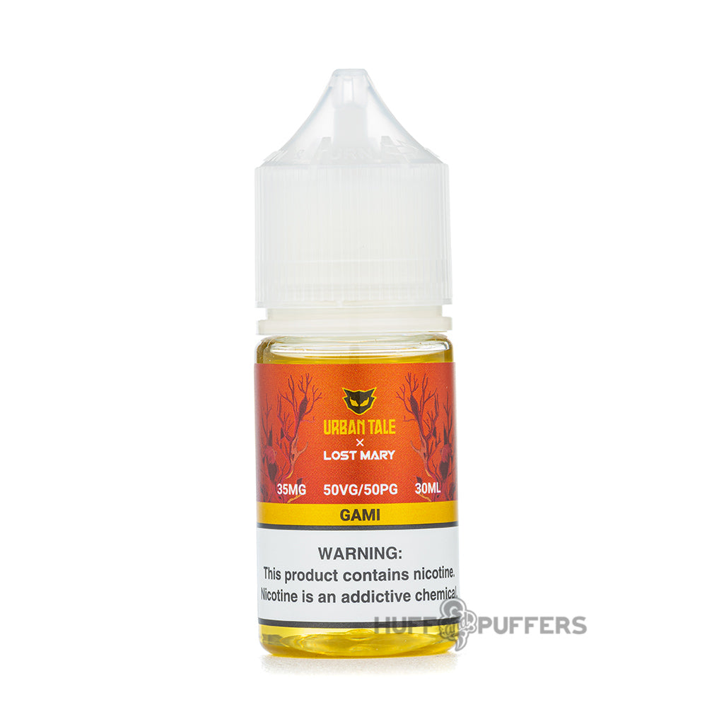 Urban Tale X Lost Mary - Gami Salt Nic E-Juice $9.99 Urban Tale X Lost Mary - Gami Salt Nic E-Juice $9.99