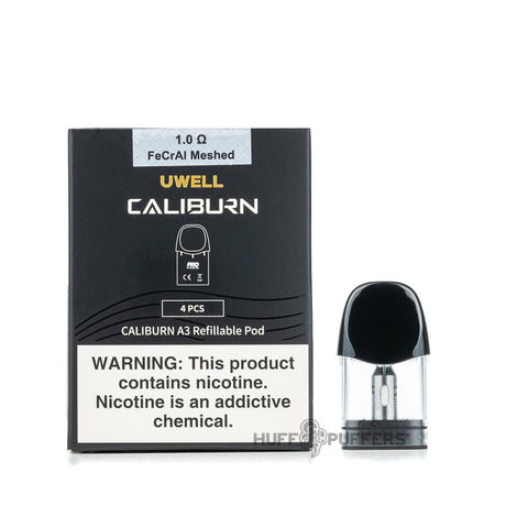 uwell caliburn a3 pods 1.0 ohm with box