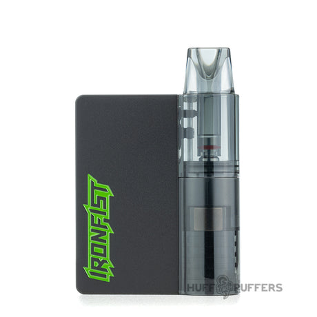 uwell caliburn & ironfist l pod system black front view