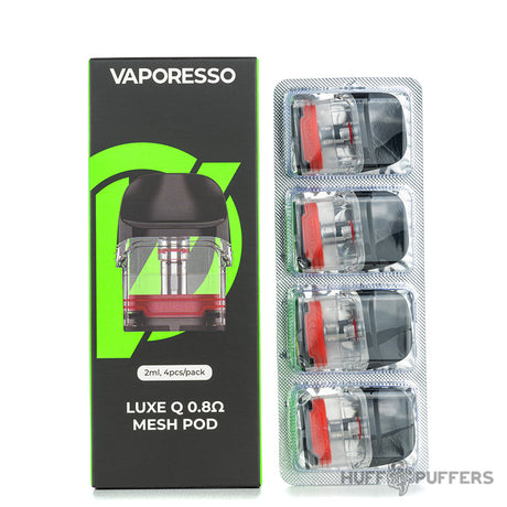 vaporesso luxe q mesh pods 0.8 ohm mesh 4 pack