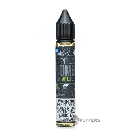 vgod salts iced apple bomb 30ml e-juice bottle