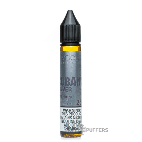 vgod salts cubano silver 30ml e-juice bottle