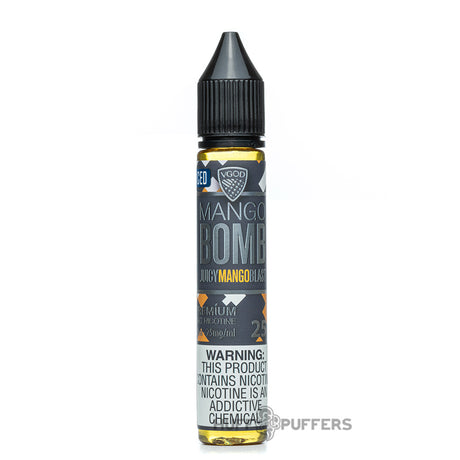 vgod salts iced mango bomb 30ml e-juice bottle