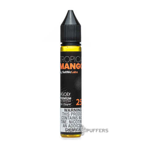 vgod salts tropical mango 30ml e-juice bottle