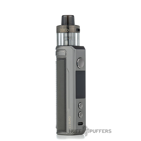 voopoo drag x2 pod system gray metal front view