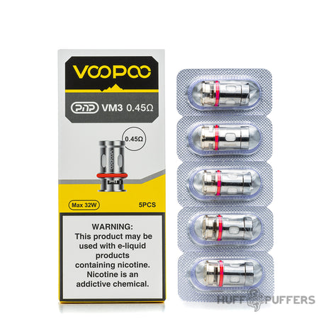 voopoo pnp vm3 coils with packaging