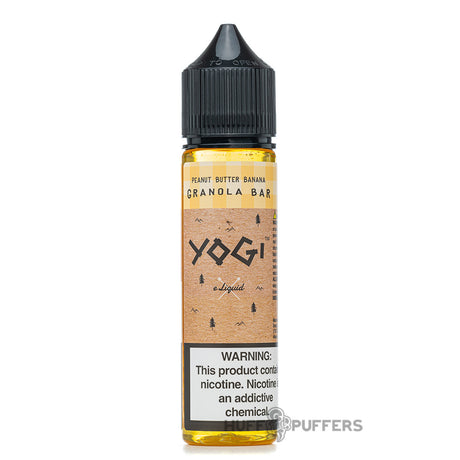 yogi peanut butter banana granola bar 60ml e-juice bottle