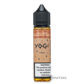 yogi vanilla tobacco granola bar 60ml e-juice bottle