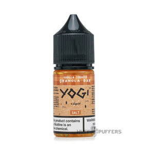 vanilla tobacco granola bar yogi salt e-liquid