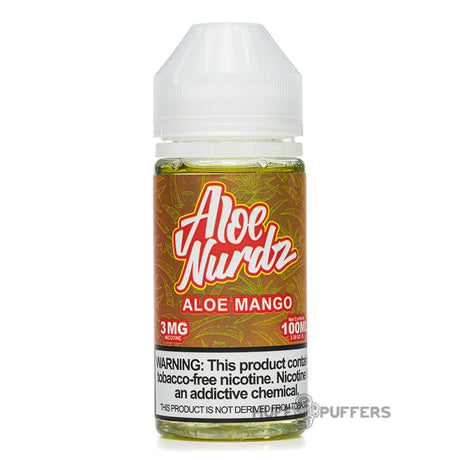 aloe nurdz aloe mango 100ml e-juice bottle