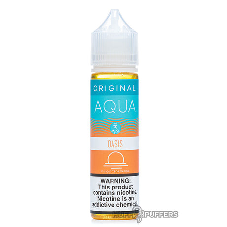 oasis 60ml bottle by aqua e-liquids