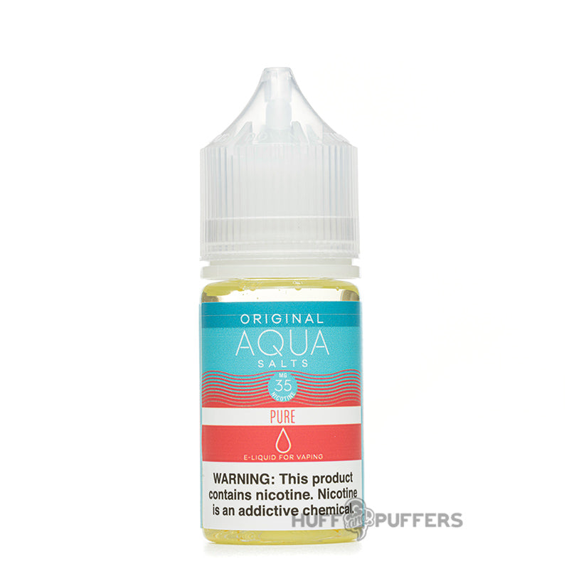 Aqua Pure Salt Nicotine E-Juice 30mL – $10.99 – Huff & Puffers